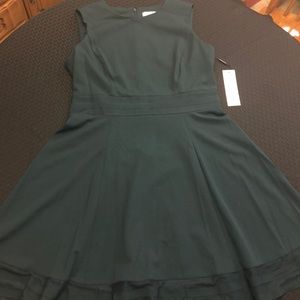 Dark green Calvin Klein dress - Size 14 - NWT
